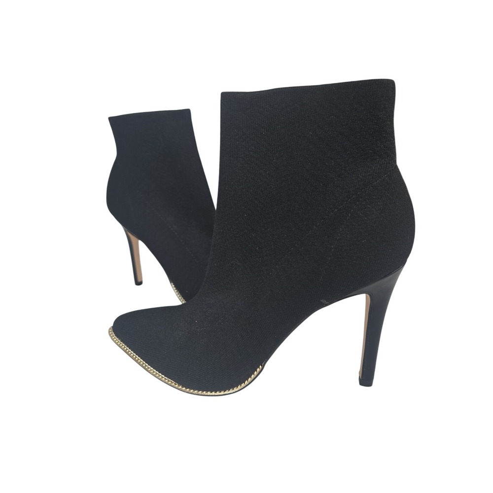BCBGeneration Size 8 Fabric Pull On Pointed Toe Stiletto Heel Women's Boots